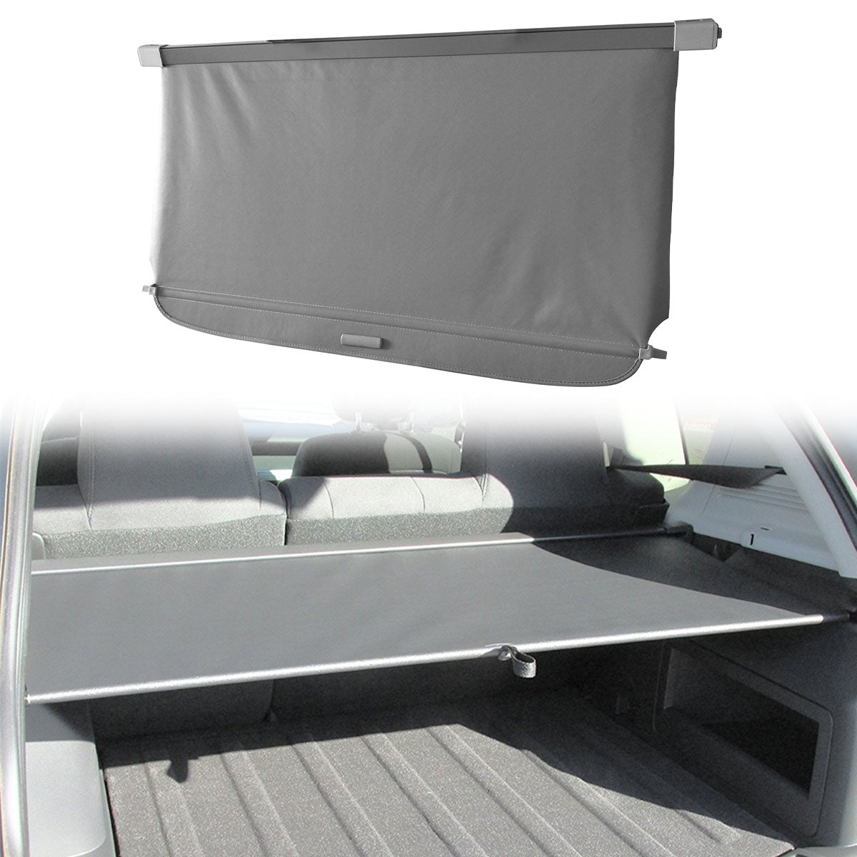 2007-2017 Jeep Compass Patriot Tonneau Cargo Cover Retractable Shade