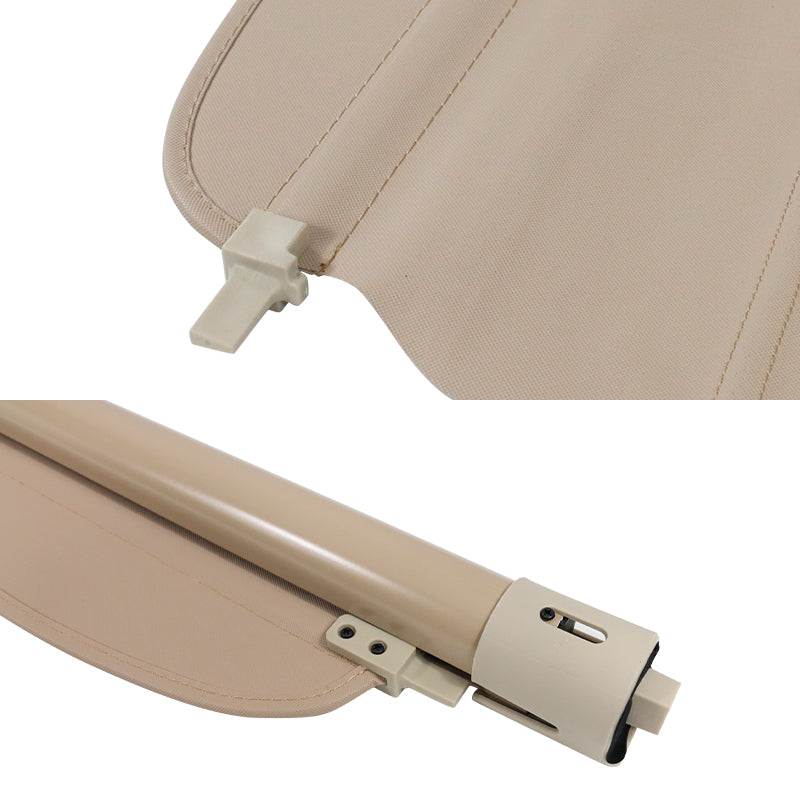 2007-2017 Jeep Compass Patriot Retractable Tonneau Cargo Shade Cover