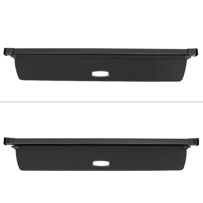 2022-2024 Rivian R1S Black Retractable Rear Trunk Cargo Cover Canvas