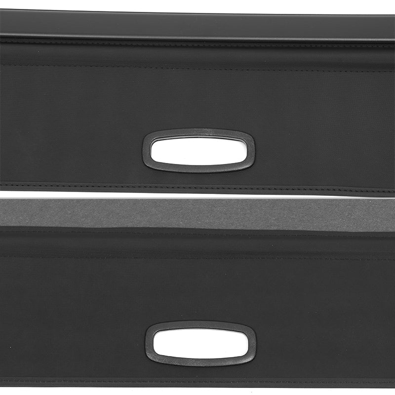 2022-2024 Rivian R1S Black Retractable Rear Trunk Cargo Cover Canvas