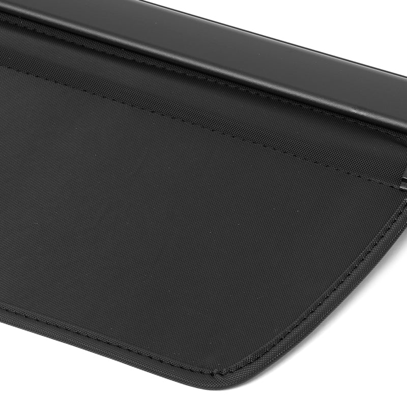 2022-2024 Rivian R1S Black Retractable Rear Trunk Cargo Cover Canvas