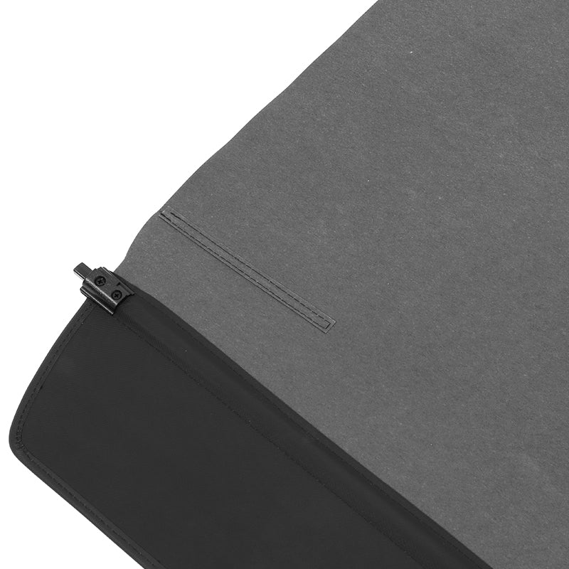 2022-2024 Rivian R1S Black Retractable Rear Trunk Cargo Cover Canvas