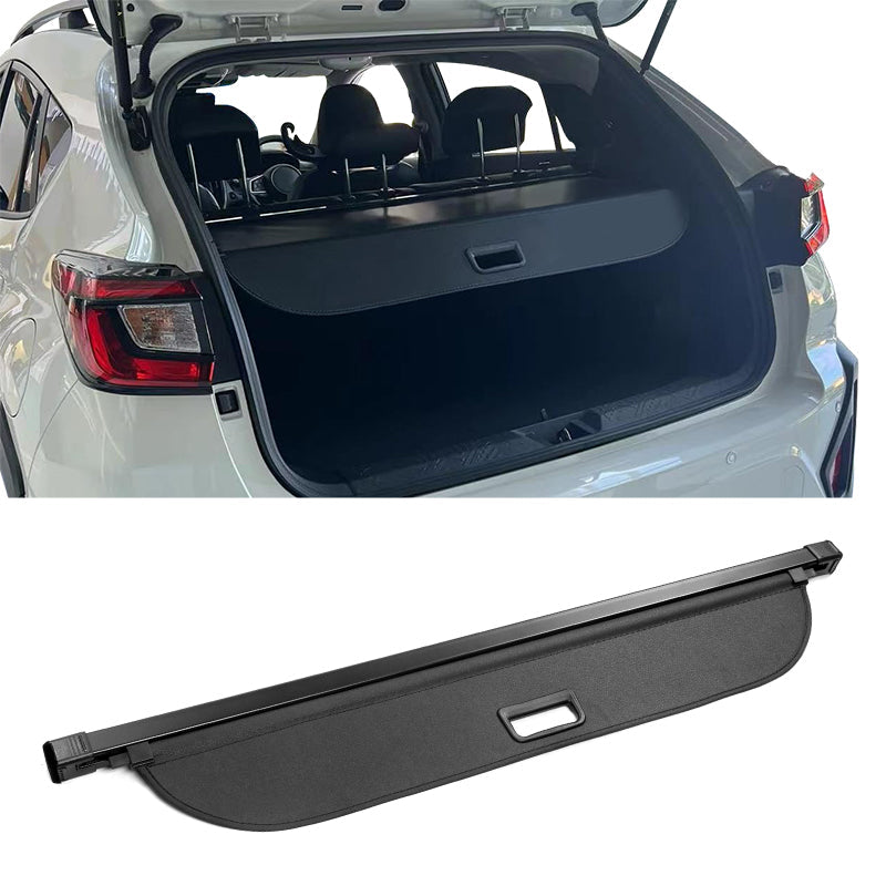 2024-2025 Subaru Crosstrek Impreza Black Trunk Cargo Cover PVC Aluminu