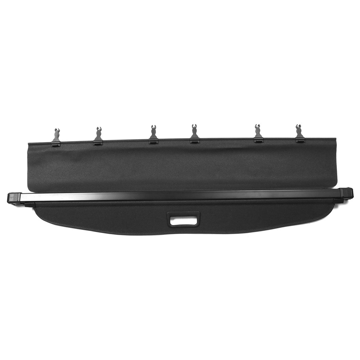 2014-2018 Subaru Forester 4DR Black Rear Cargo Cover PVC Aluminum Rod