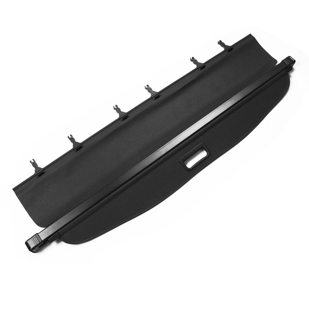 2014-2018 Subaru Forester 4DR Black Rear Cargo Cover PVC Aluminum Rod
