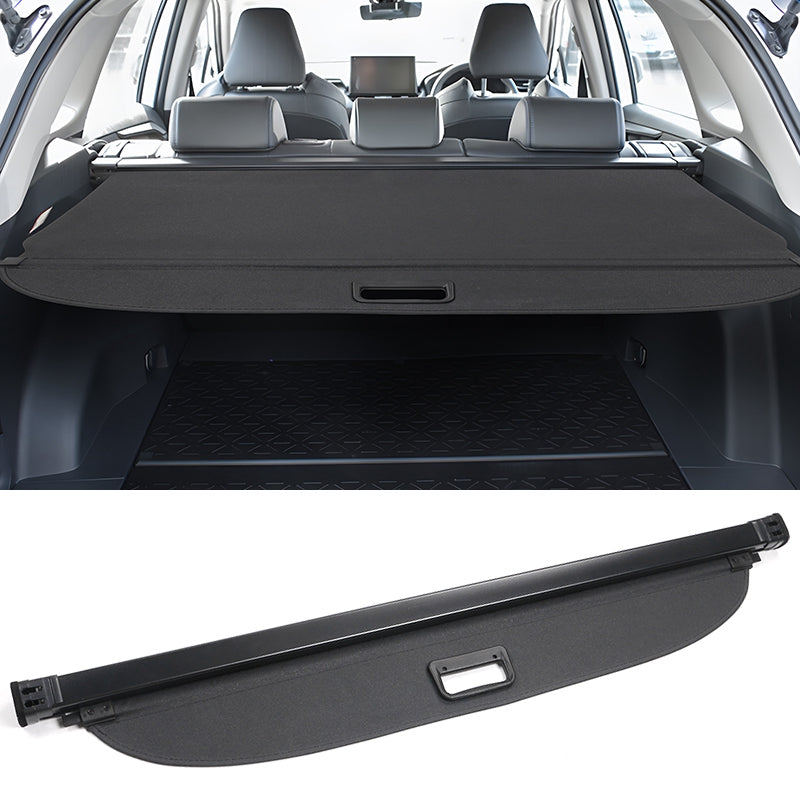 2022-2024 Toyota Corolla Cross Black Rear Cargo Cover PVC Aluminum Rod
