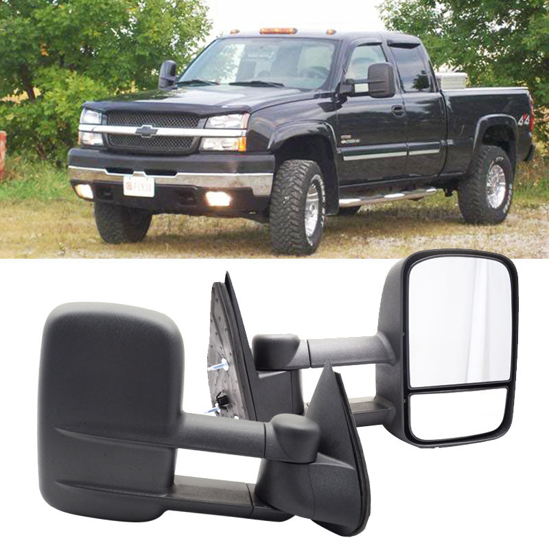 1999-2007Â Chevyado GMC Sierra Side View Towing Mirror Manual