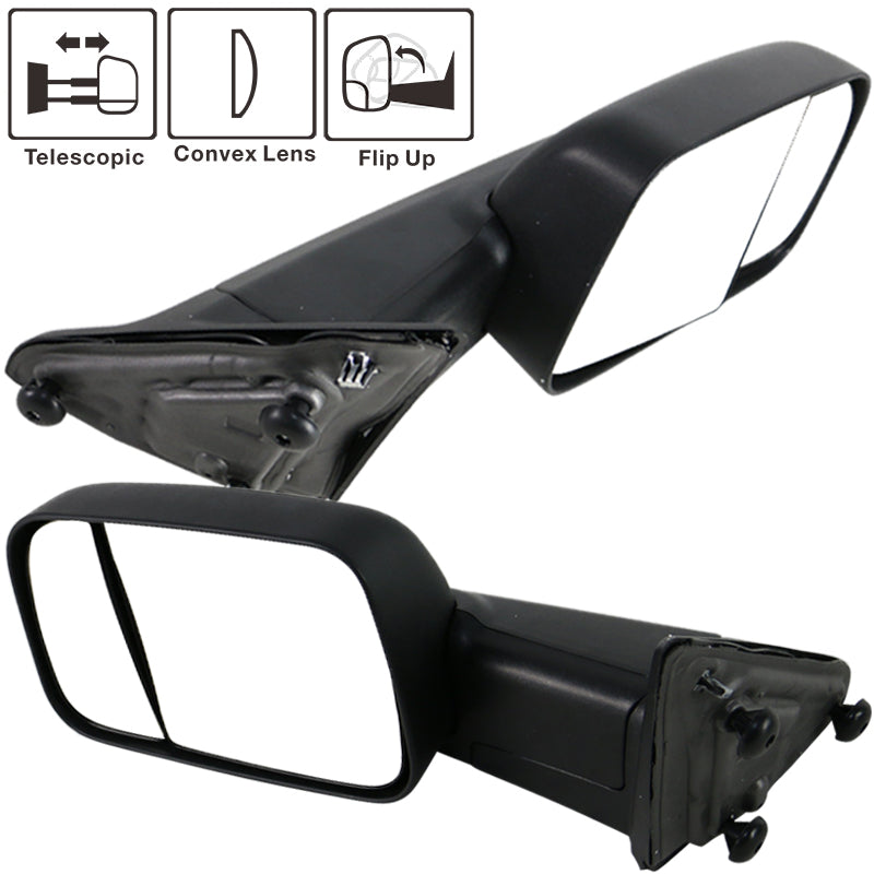2009-2013Â Dodge Ram 1500 2500 3500 Side Towing Mirrors Turn Signal