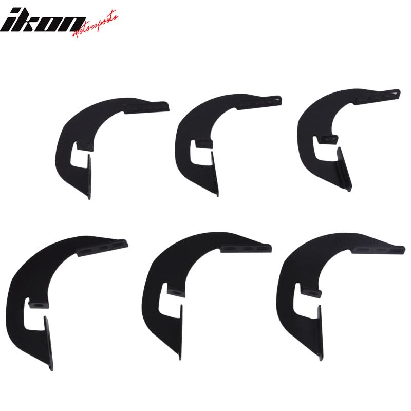 2007-2013 Chevy Silverado Black Grey Running Board Bracket Aluminum