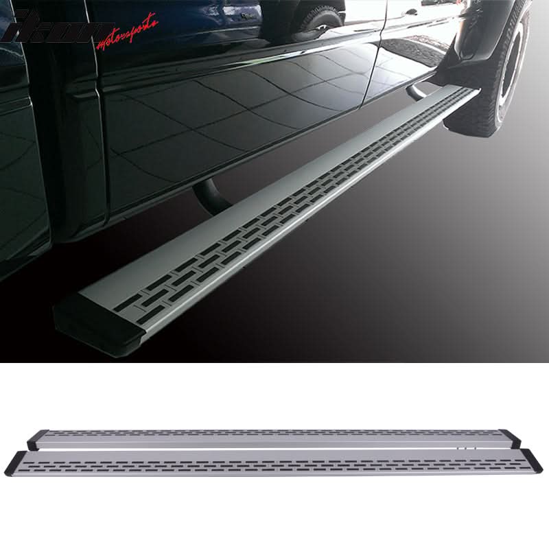 2007-2013 Chevy Silverado Black Grey Running Board Bracket Aluminum