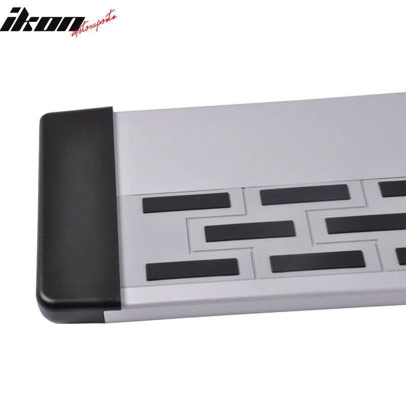 2004-2014 Nissan Titan Black Grey Running Board Bracket Aluminum
