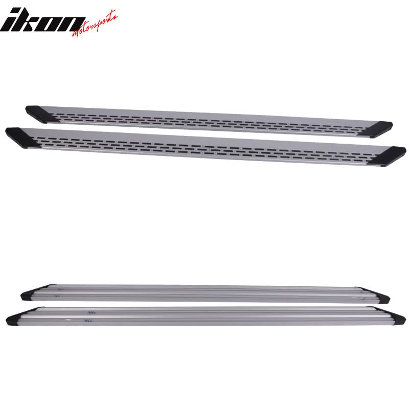 2004-2014 Nissan Titan Black Grey Running Board Bracket Aluminum