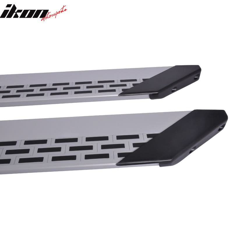 2004-2014 Ford F150 Black Grey Running Board Step Bar Bracket Aluminum