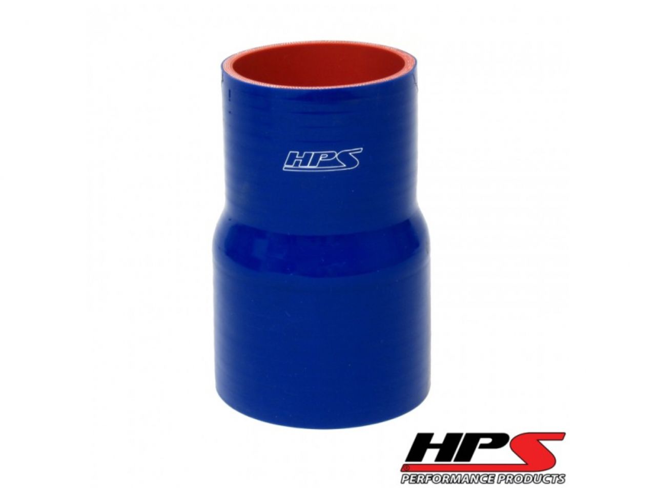 HPS 2-3/4" - 3-1/2" ID, 4" Length, Silicone Straight Reducer Coupler Hose, High Temp 4-ply Reinforced, 70mm - 89mm ID, Blue