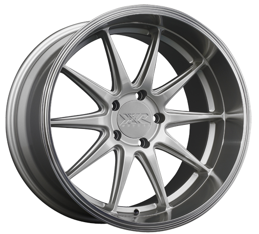 XXR 527D Wheel Silver / Machined Lip 18x9 +35 5x4.5