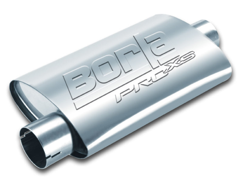Borla Universal Center/Offset Oval 2in Tubing 14in x 4.25in x 7.88in PRO-XS Notched Muffler 400477