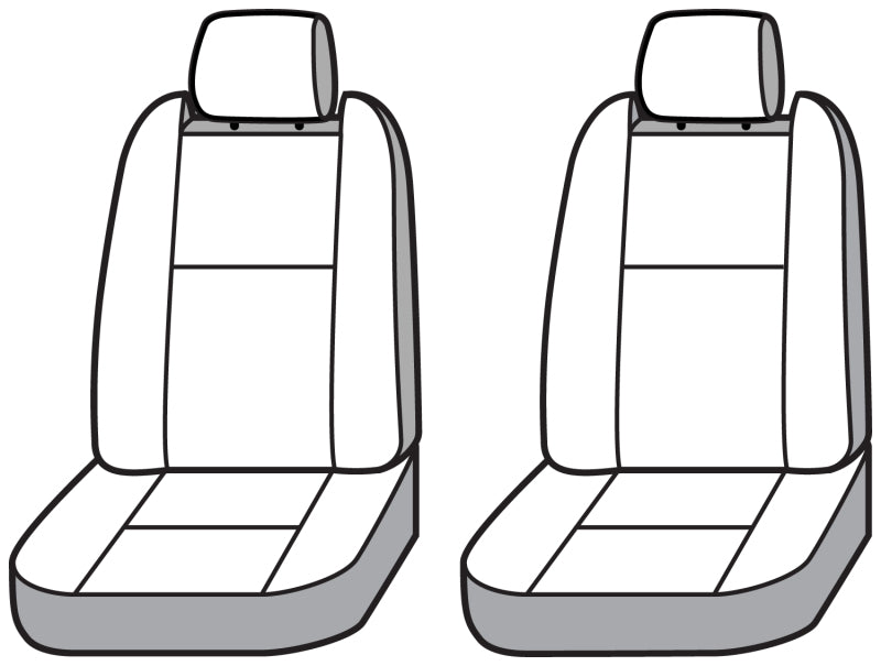 Covercraft 2024+ Toyota Corolla Cross Polycotton SeatSaver Custom Front Row Seat Covers - Charcoal SS2618PCCH