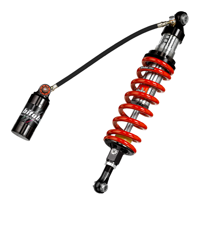 Bitubo Suspension Bitubo CLU1 Monoshock Adjustable: Spring Preload, Rebound, Double Compression, Length, Red Spring KT007CLU11