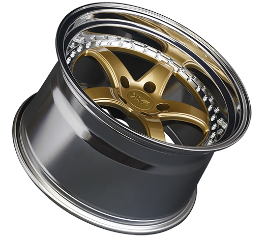 XXR 565 Wheel Hyper Gold / Platinum Lip 18x9.5 +20 5x4.5