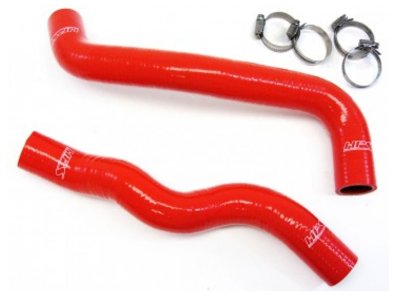 HPS Performance HPS Red Reinforced Silicone Radiator + Heater Hose Kit Jeep 00-01 Wrangler TJ 4.0L Left Hand Drive