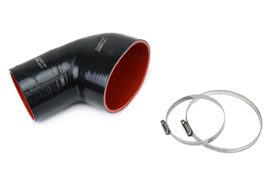 HPS Performance Products HPS Black Reinforced Silicone Post MAF Air Intake Hose Kit BMW 01-06 E46 M3