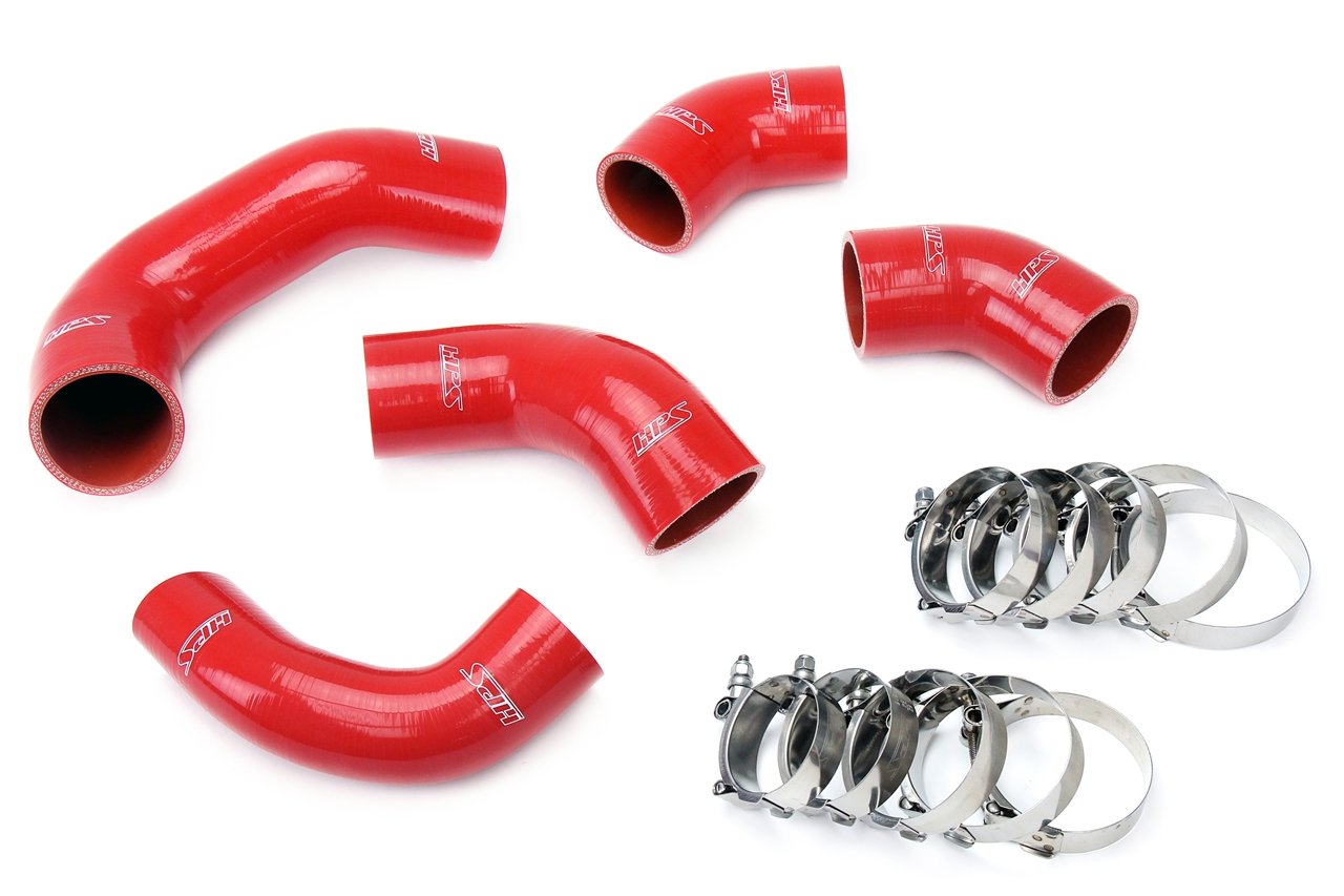 HPS Performance HPS Silicone Intercooler Hose Kit Mitsubishi 2003-2007 Lancer EVO 8 9 MR US-Spec, 57-1227