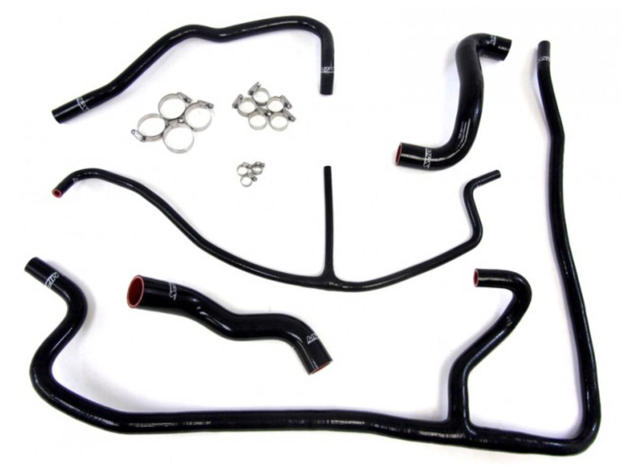 HPS Performance Products HPS Reinforced Black Silicone Radiator + Heater Hose Kit Coolant Chevy 09-13 Corvette Z06 LS7 7.0L V8