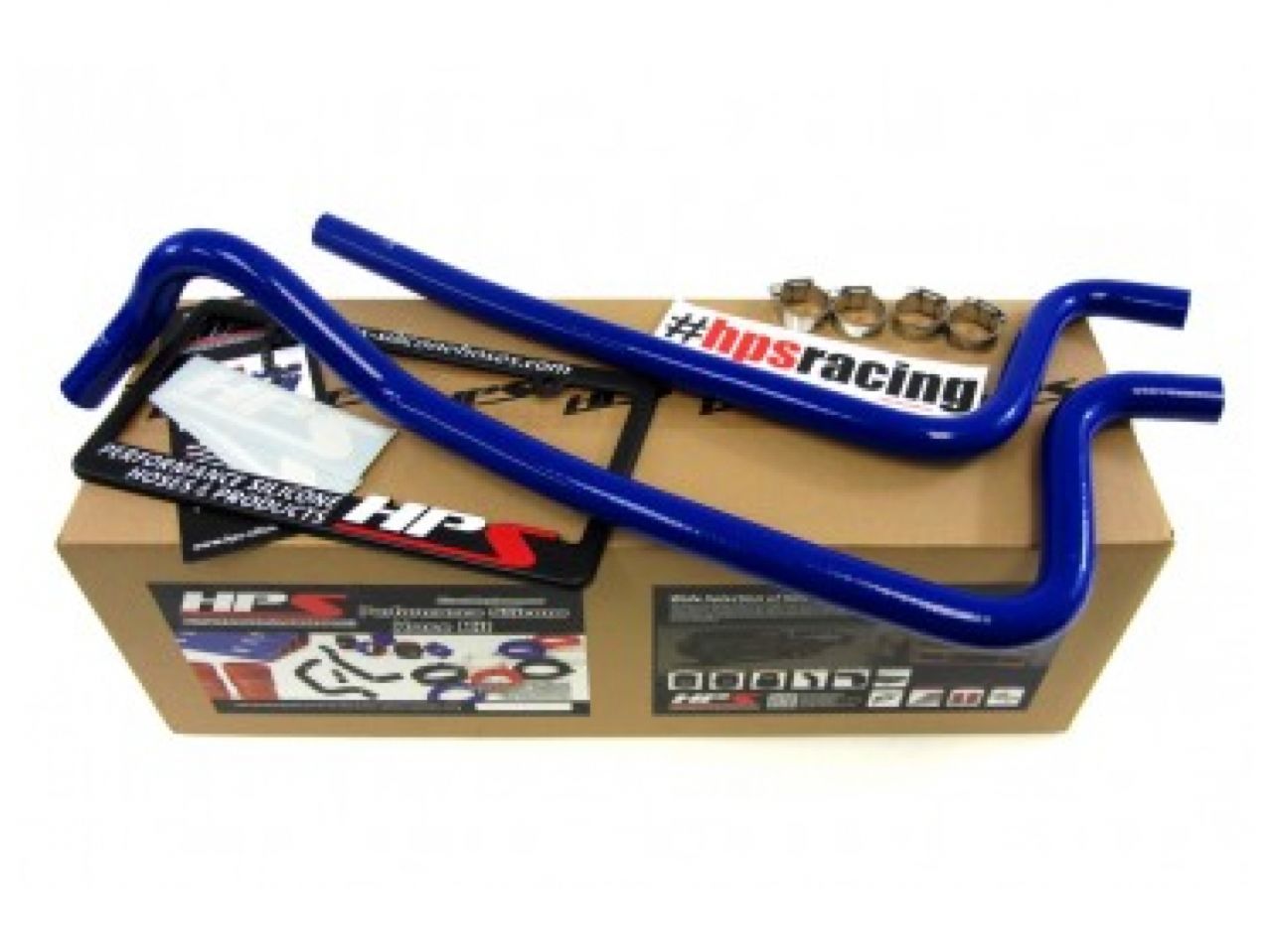 HPS Performance Products HPS Blue Reinforced Silicone Heater Hose Kit Jeep 02-06 Wrangler TJ 4.0L Left Hand Drive