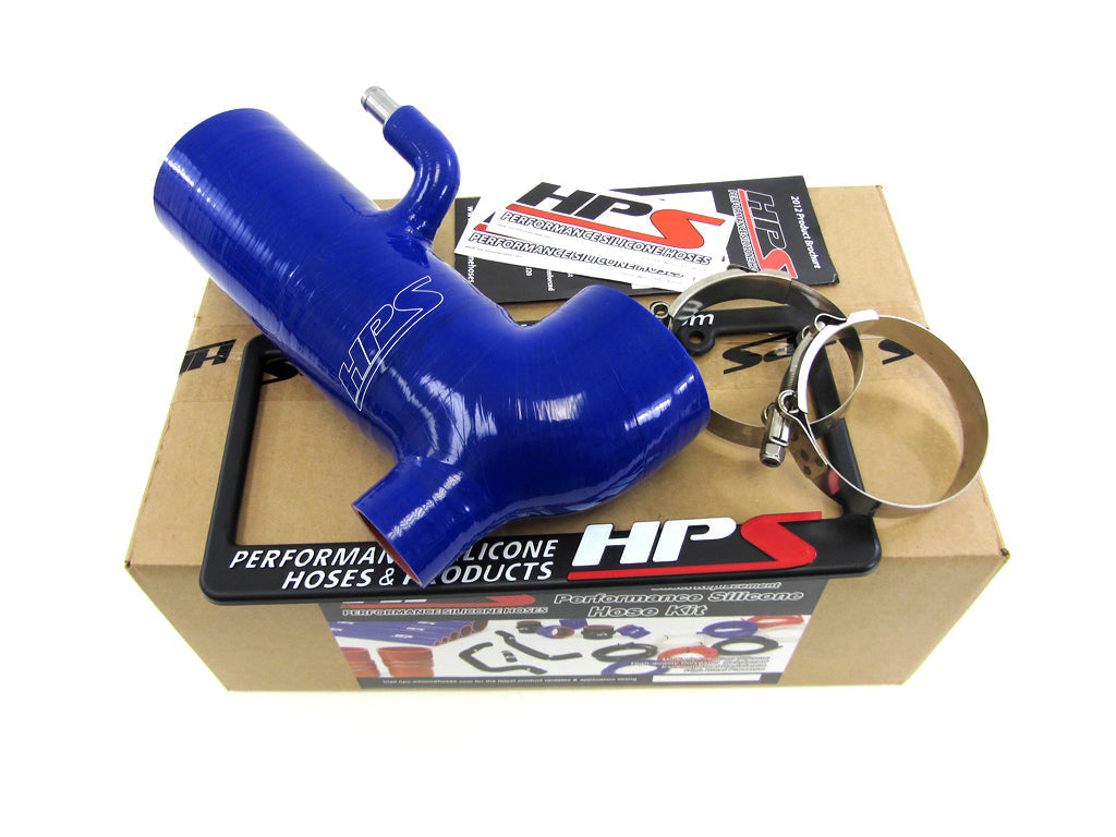 HPS Performance HPS Blue Reinforced Silicone Post MAF Air Intake Hose Kit - Retain Stock Sound Tube Subaru 13-16 BRZ