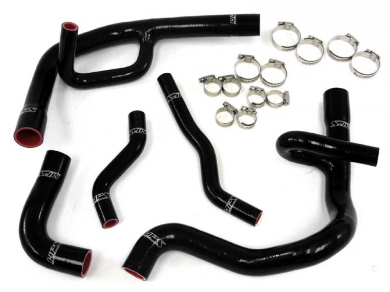 HPS Performance Products HPS Reinforced Black Silicone Radiator Hose Kit Coolant Dodge 13-16 Dart 2.0L 2.4L Non Turbo