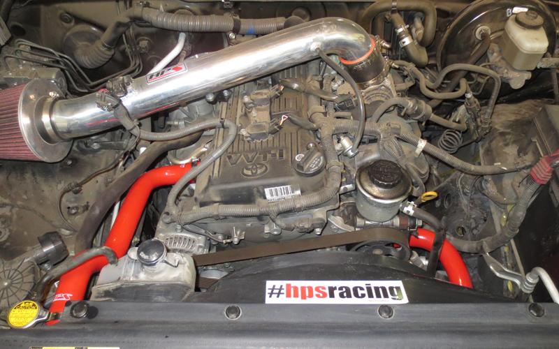 HPS Performance HPS Reinforced Red Silicone Radiator Hose Kit Coolant Toyota 05-18 Tacoma 2.7L 4Cyl