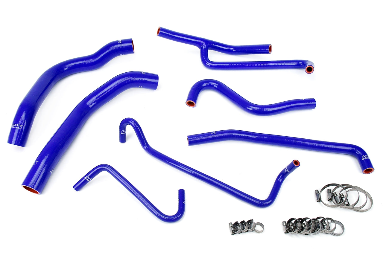 HPS Performance Products HPS Blue Reinforced Silicone Radiator and Heater Hose Kit Coolant Ford 11-14 Mustang 3.7L V6