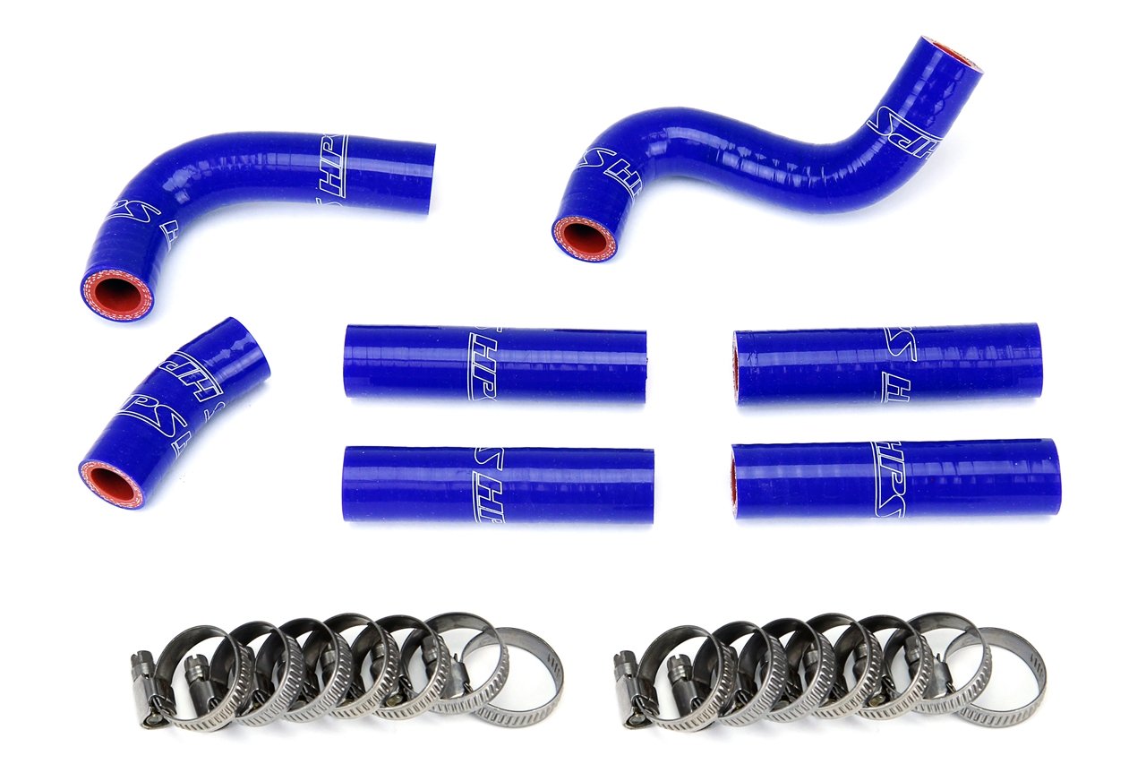 HPS Performance HPS Silicone Heater Coolant Hose Kit Toyota 1992-1997 Land Cruiser FJ80 4.5L I6 without rear heater, 57-1344