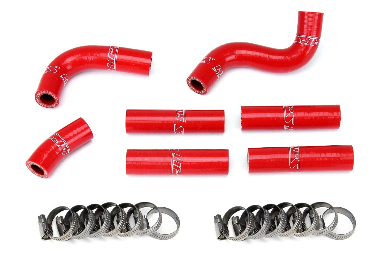 HPS Performance HPS Silicone Heater Coolant Hose Kit Toyota 1992-1997 Land Cruiser FJ80 4.5L I6 without rear heater, 57-1344
