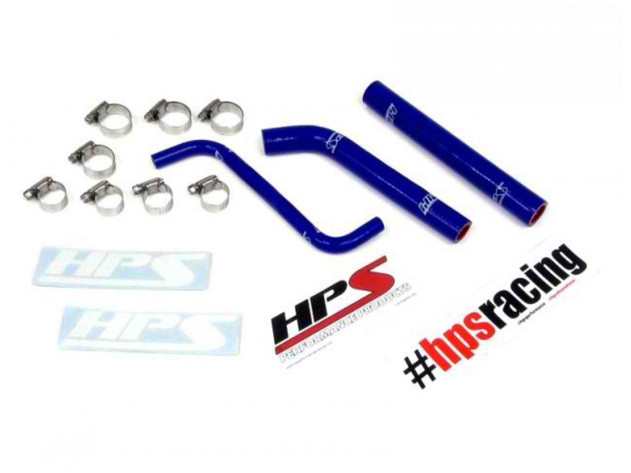 HPS Performance Products HPS Blue Reinforced Silicone Radiator Hose Kit Honda 04-09 TRX450R