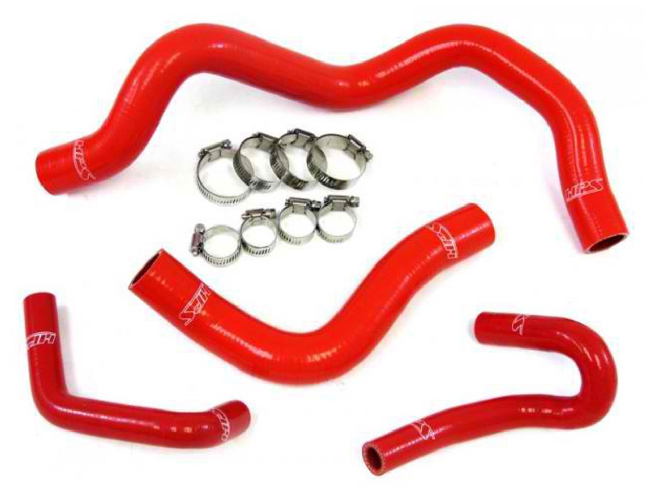 HPS Performance Products HPS Reinforced Red Silicone Radiator + Heater Hose Kit Coolant Mazda 99-05 Miata 1.8L