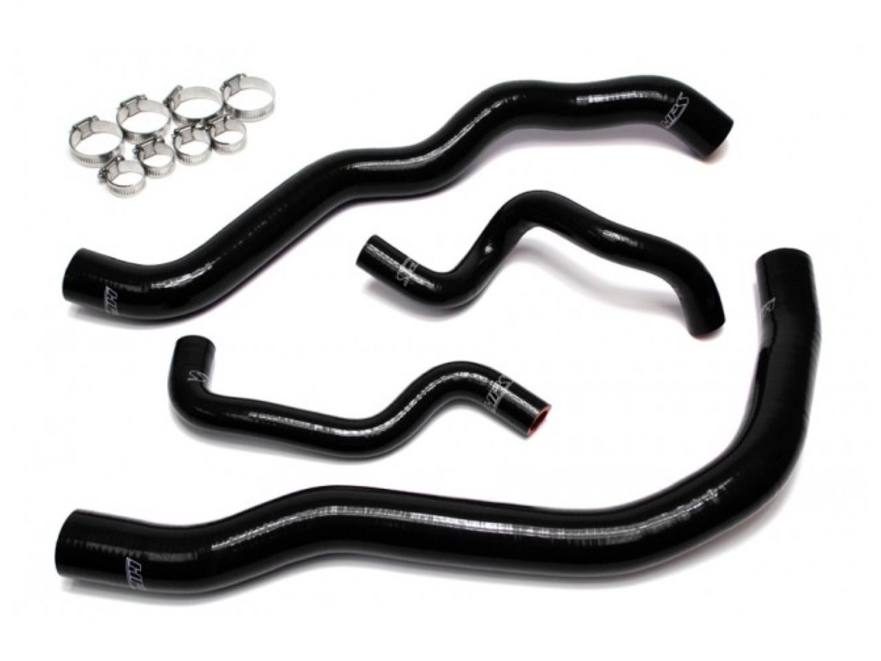 HPS Performance HPS Reinforced Black Silicone Radiator Hose Kit Coolant Hyundai 11-14 Sonata 2.0L Turbo