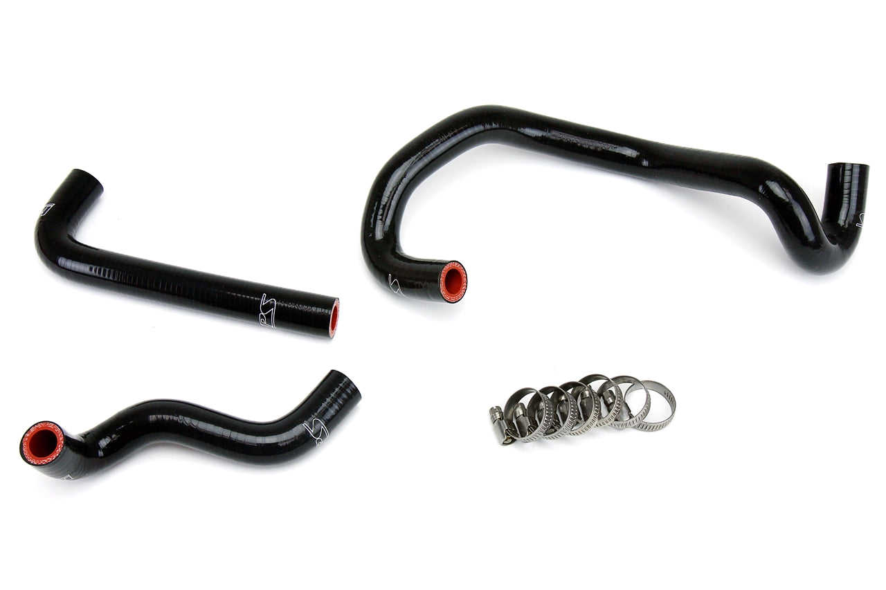 HPS Performance HPS Black Reinforced Silicone Heater Hose Kit Mazda 86-92 RX7 FC3S Non Turbo LHD