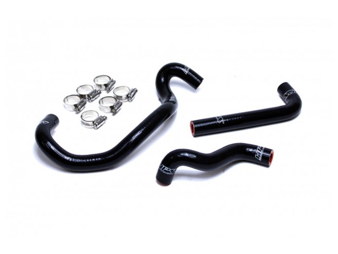HPS Performance HPS Black Reinforced Silicone Heater Hose Kit Mazda 86-92 RX7 FC3S Turbo LHD