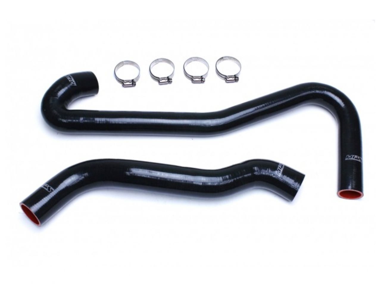 HPS Performance HPS Black Reinforced Silicone Radiator Hose Kit Coolant Jeep 09-10 Grand Cherokee SRT8 6.1L V8 WK1