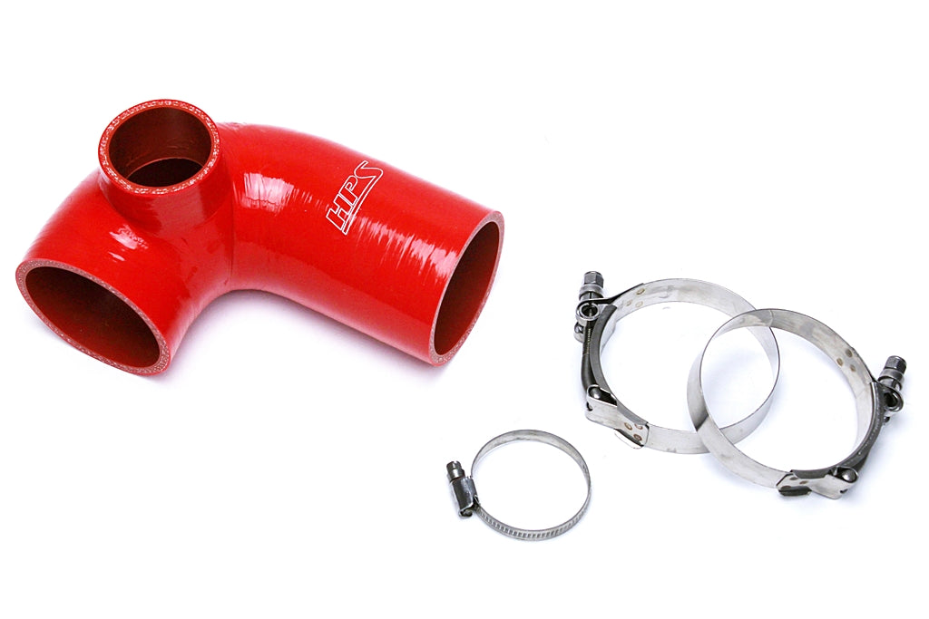 HPS Performance Products HPS Red Reinforced Silicone Post MAF Air Intake Hose Kit Mazda 09-15 MX-5 Miata NC2 NC3