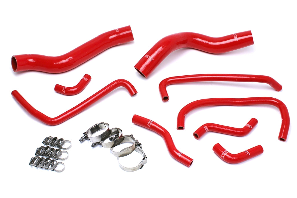 HPS Performance Products HPS Red Reinforced Silicone Radiator + Heater Hose Kit Dodge 13-14 Viper SRT-10 8.4L V10