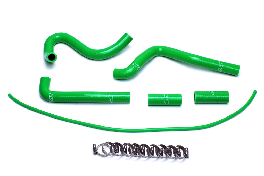 HPS Performance Products HPS Green Reinforced Silicone Radiator Hose Kit Coolant Kawasaki 94-02 KX250