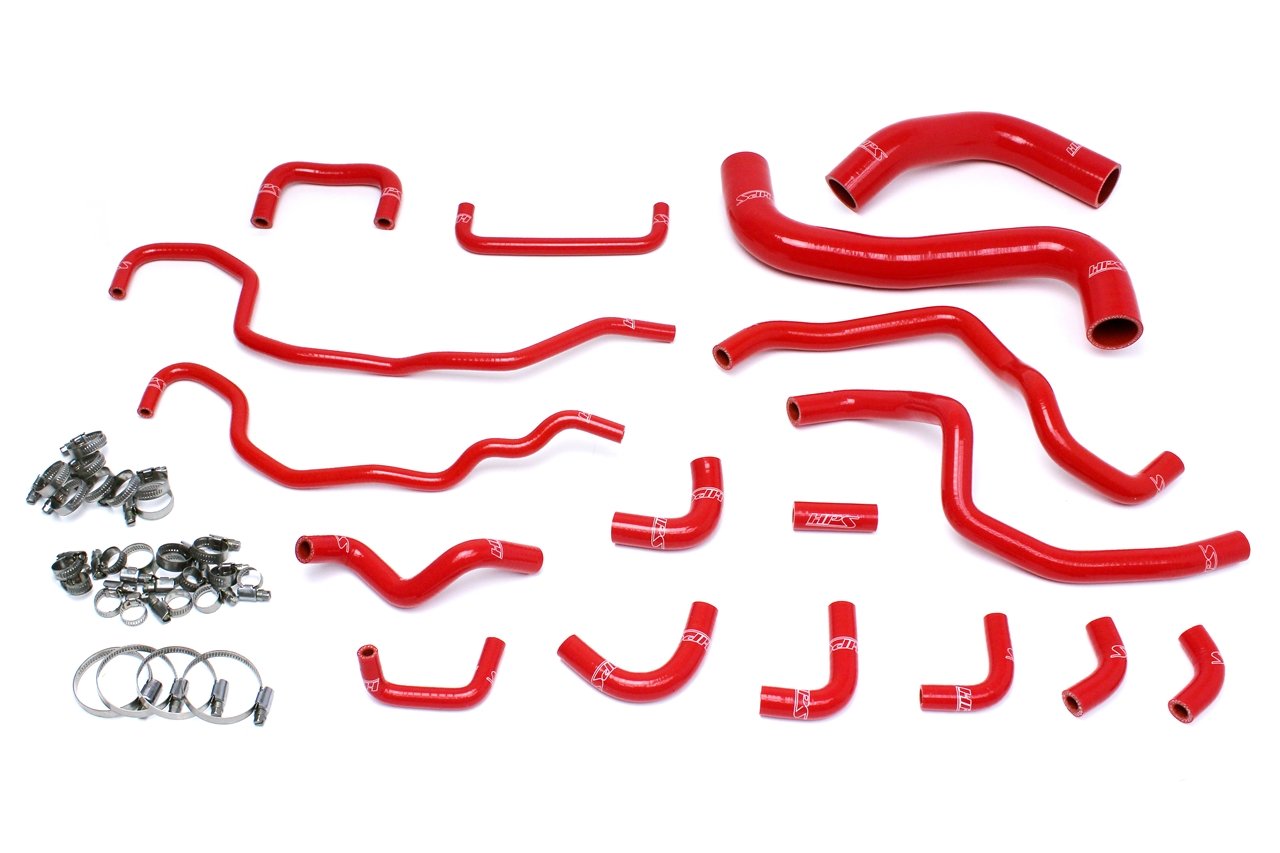 HPS Performance HPS Silicone Radiator + Heater Coolant Hose Kit Subaru 2015-2020 WRX STI 2.5L Turbo, 57-1516