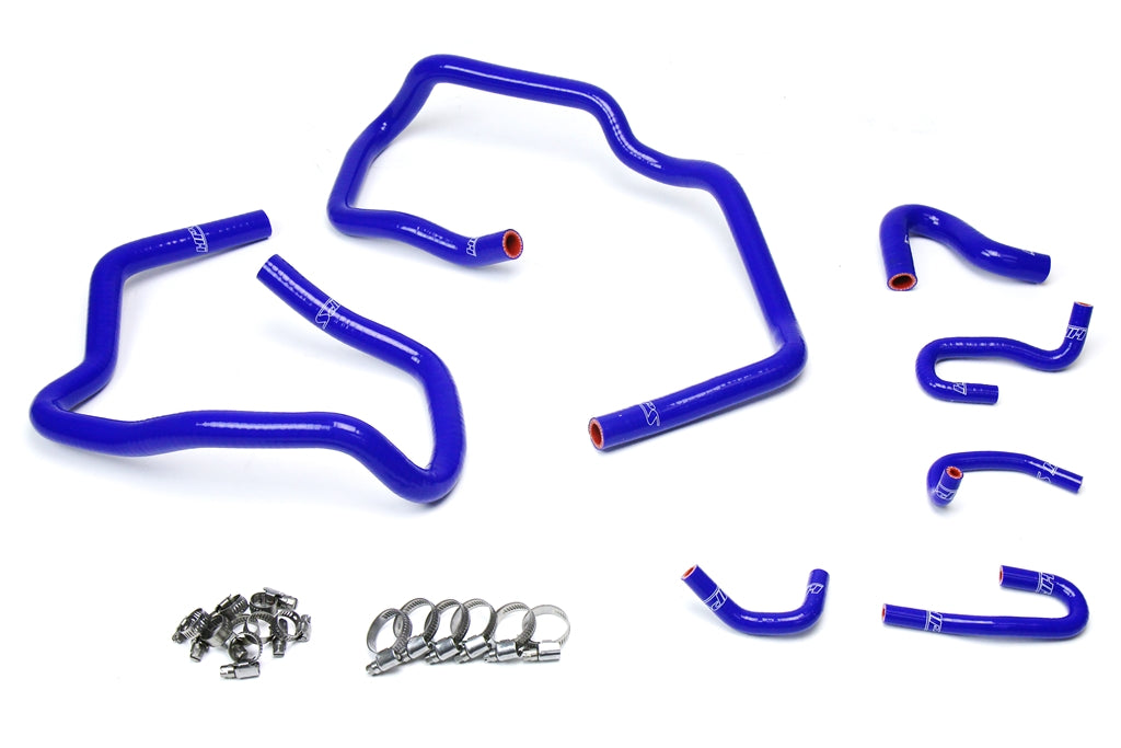 HPS Performance HPS Reinforced Blue Silicone Heater Hose Kit Coolant Toyota 10-14 FJ Cruiser 4.0L V6