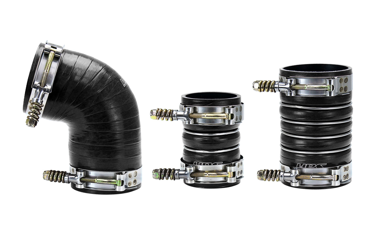 HPS Performance Products HPS High Temp Aramid Reinforced Silicone Intercooler Hose Boots Kit GMC 2006-2010 Sierra 3500 6.6L Duramax Diesel