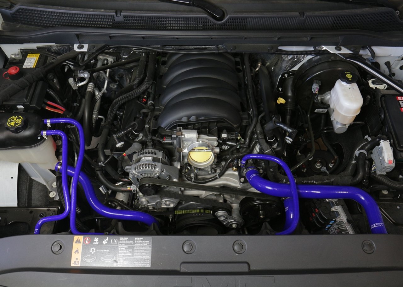 HPS Performance HPS Silicone Radiator Coolant Hose Kit GMC 2014-2019 Sierra V8 5.3L, 57-1594R