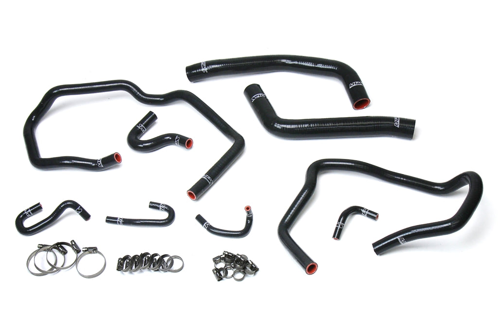 HPS Performance HPS Reinforced Black Silicone Radiator + Heater Hose Kit Coolant Toyota 10-14 FJ Cruiser 4.0L V6