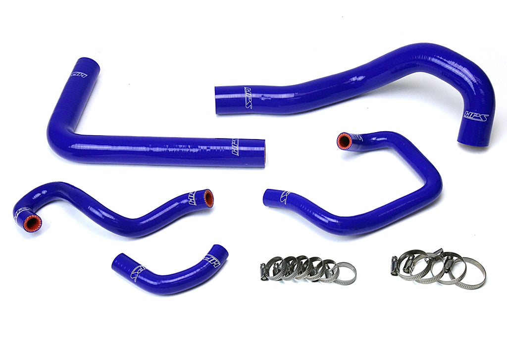 HPS Performance Products HPS Blue Reinforced Silicone Radiator + Heater Hose Kit Coolant Toyota 93-98 Supra MK4 2JZ Turbo Left Hand Drive