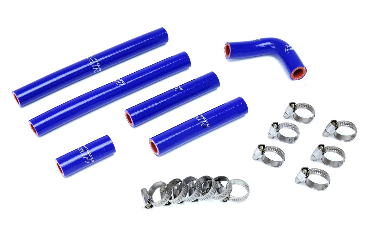 HPS Performance HPS Silicone Heater Coolant Hose Kit Toyota 1992-1997 Land Cruiser FJ80 4.5L I6 equipped with rear heater, 57-1638